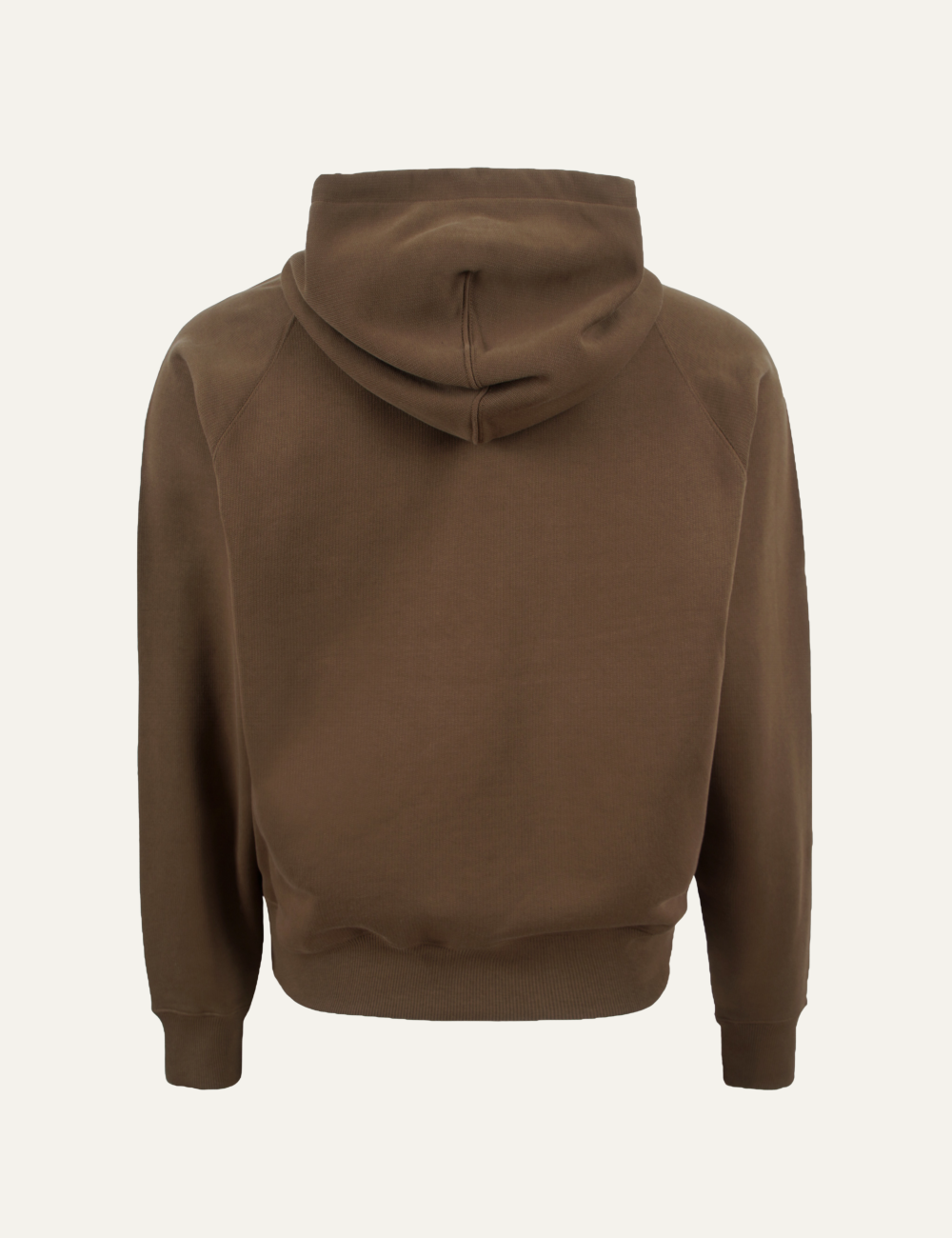 AMI ZIP UP HOODIE HAZELNUT