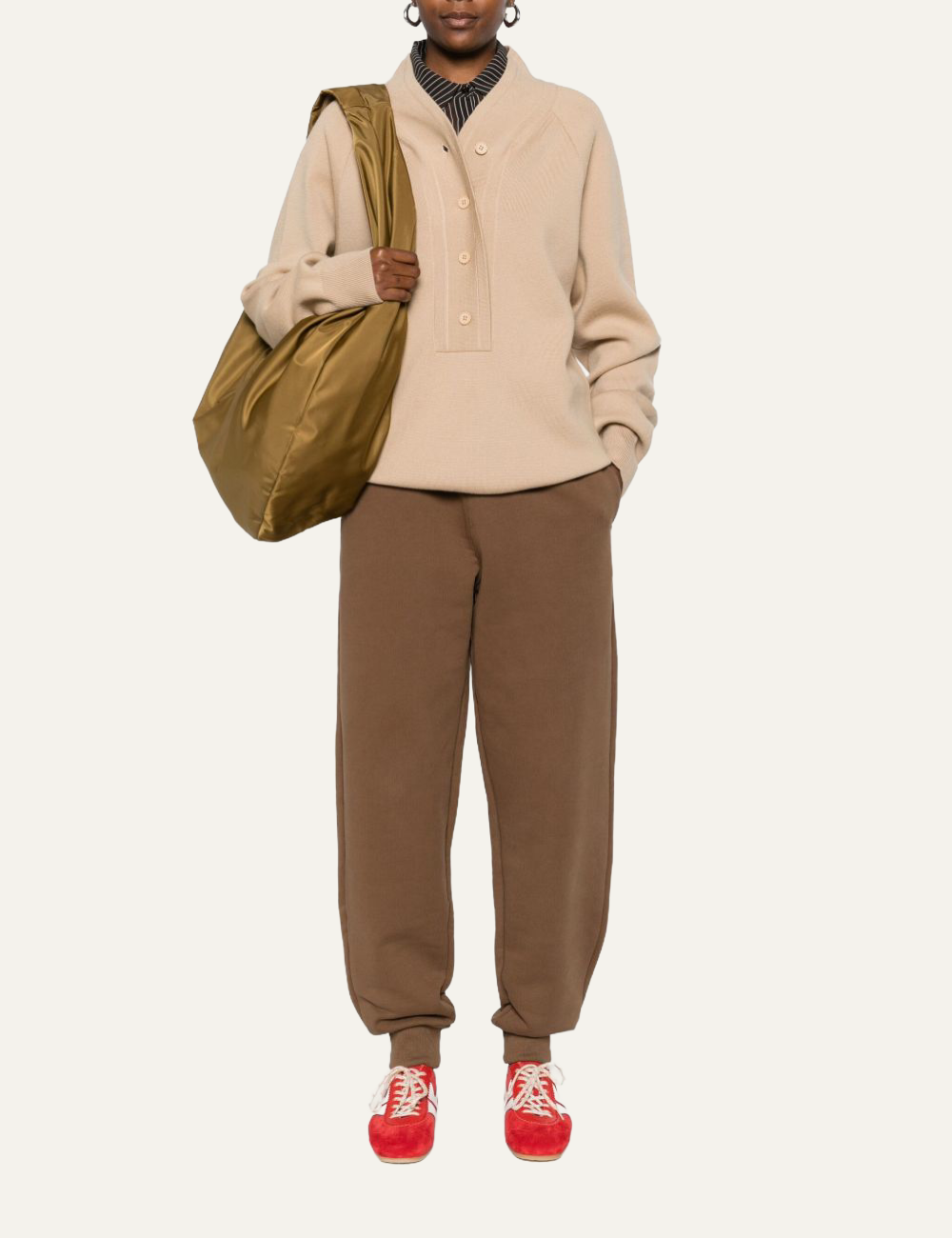 AMI ADC JOGGING HAZELNUT