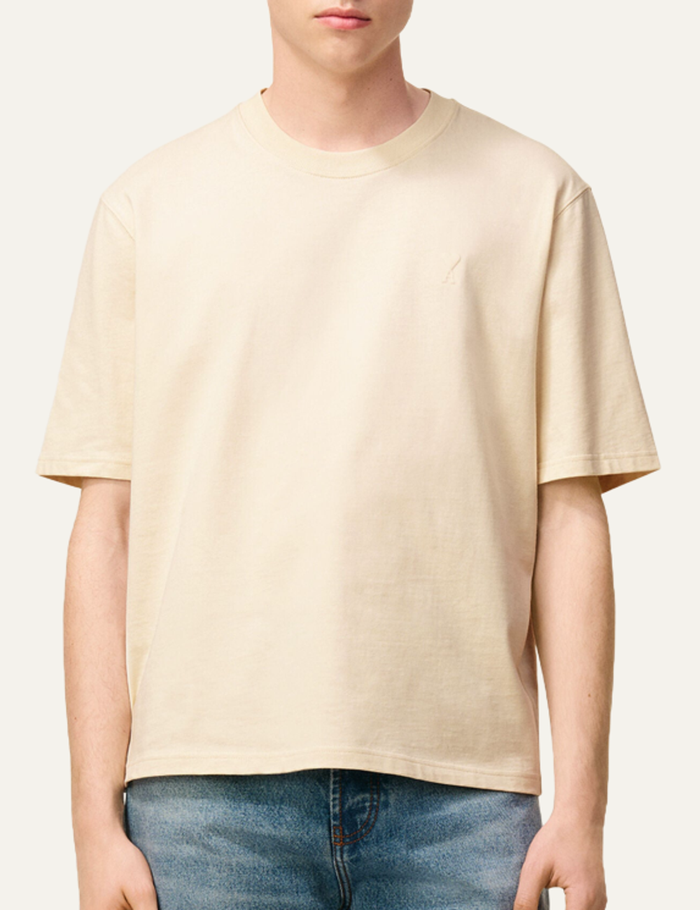 AMI TEESHIRT ADC IVORY
