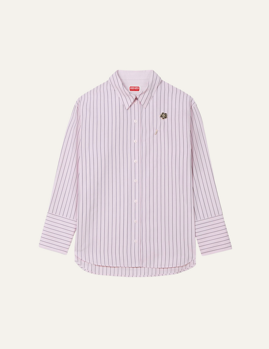 KENZO BOKE FLOWER PIN SHIRT IN POPLIN