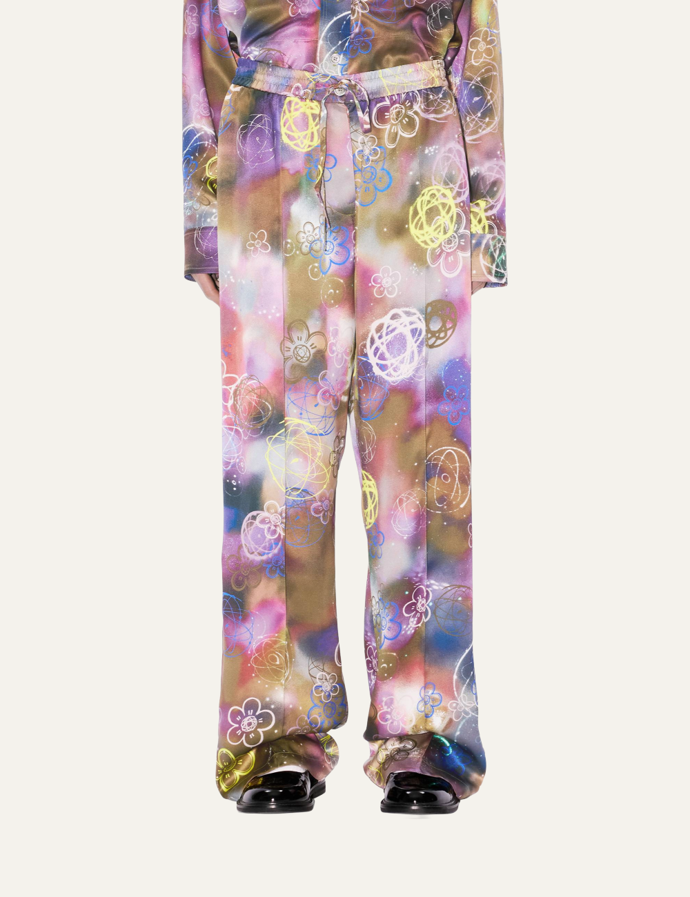 KENZO X FUTURA 2000 PANTS IN SILK