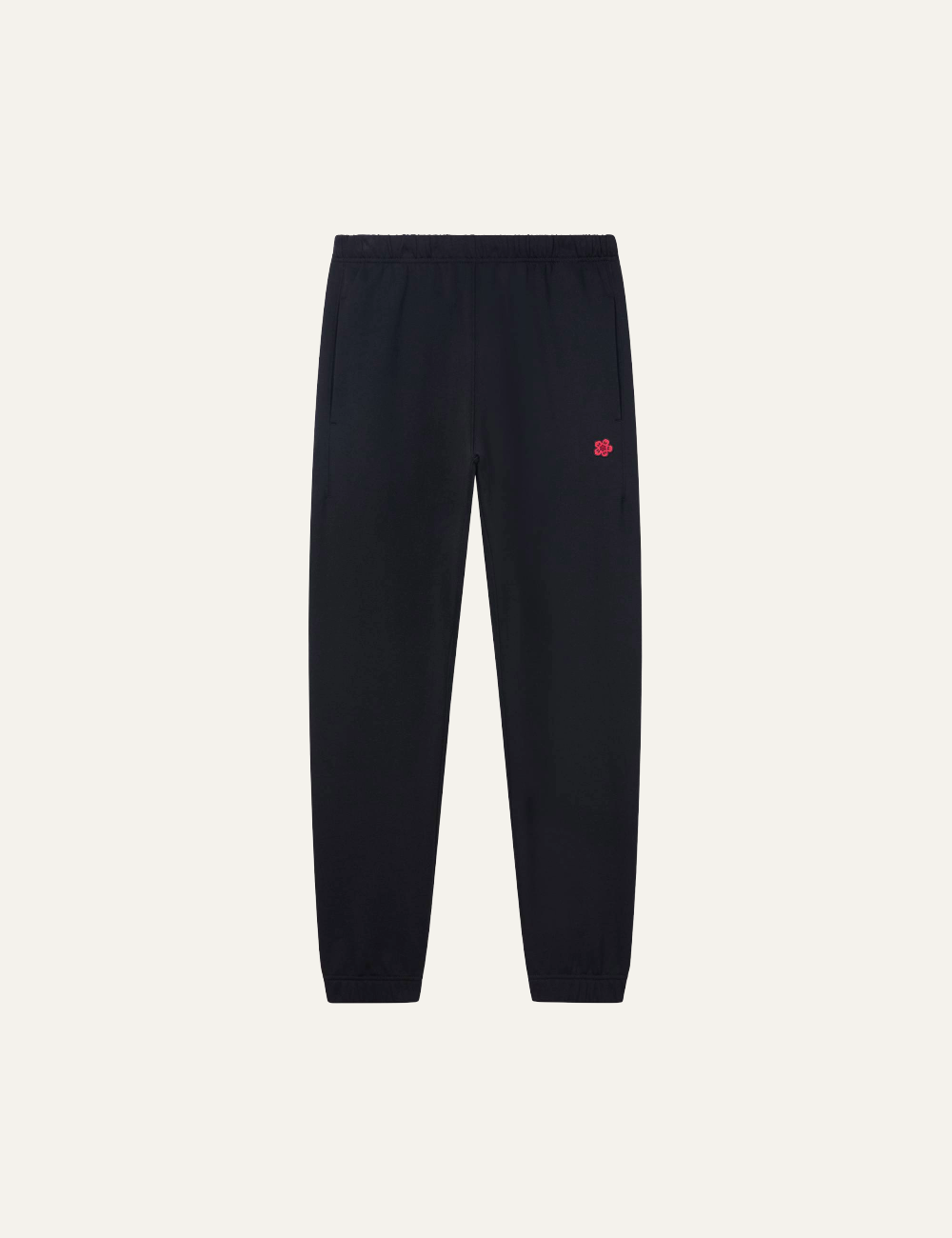 KENZO BOKE FLOWER EMBROIDERED JOGPANTS BLACK