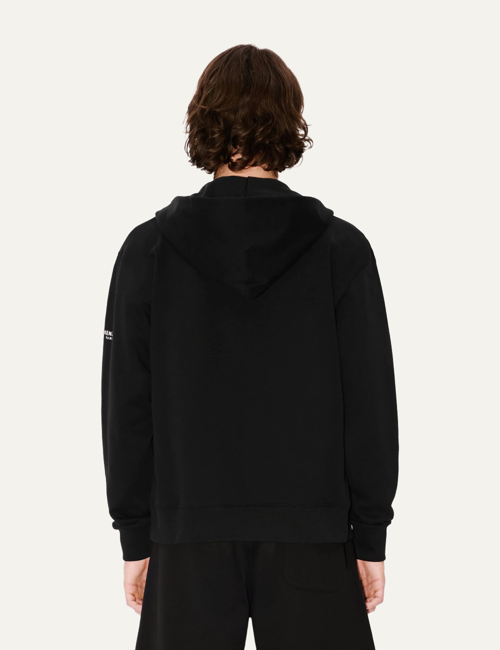 KENZO ZIP UP HOODIE BLACK