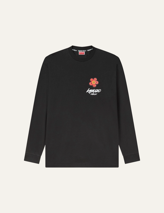 KENZO X FUTURA 2000 LONG SLEEVE T-SHIRT BLACK