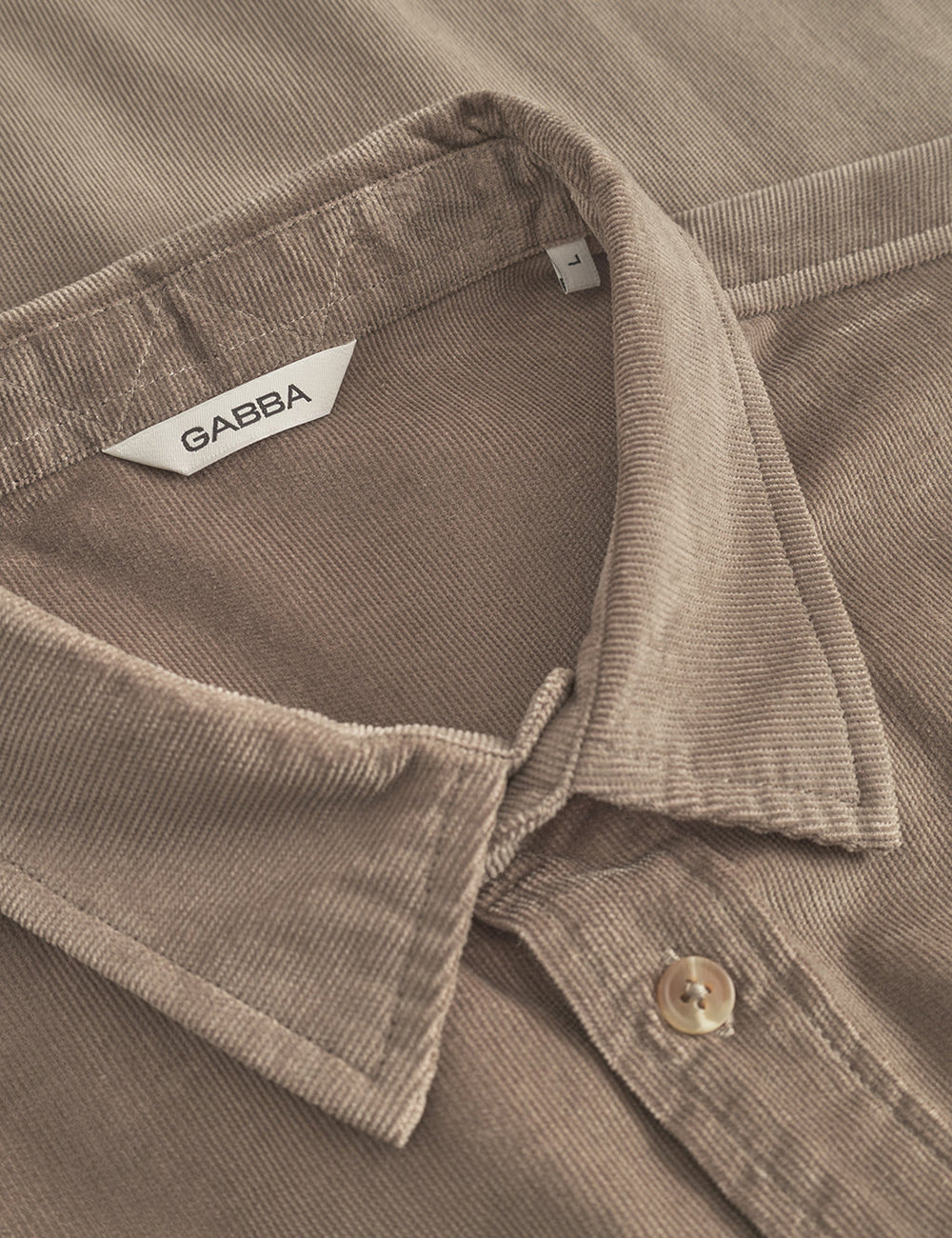 GABBA JENS OVER CORD LS SAND GREIGE