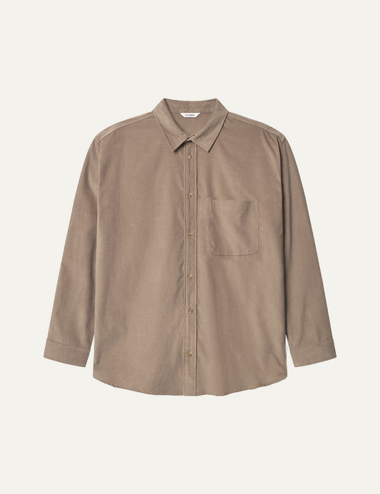 GABBA JENS OVER CORD LS SAND GREIGE