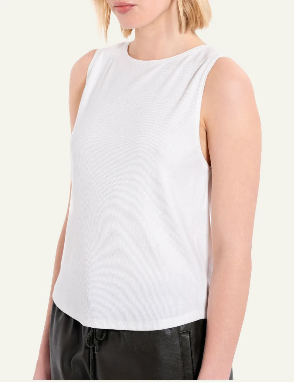 PHILOSOPHY CROPPED TOP OFF WHITE