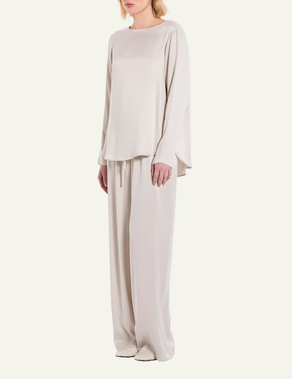 PHILOSOPHY LONG BLOUSE CREAM