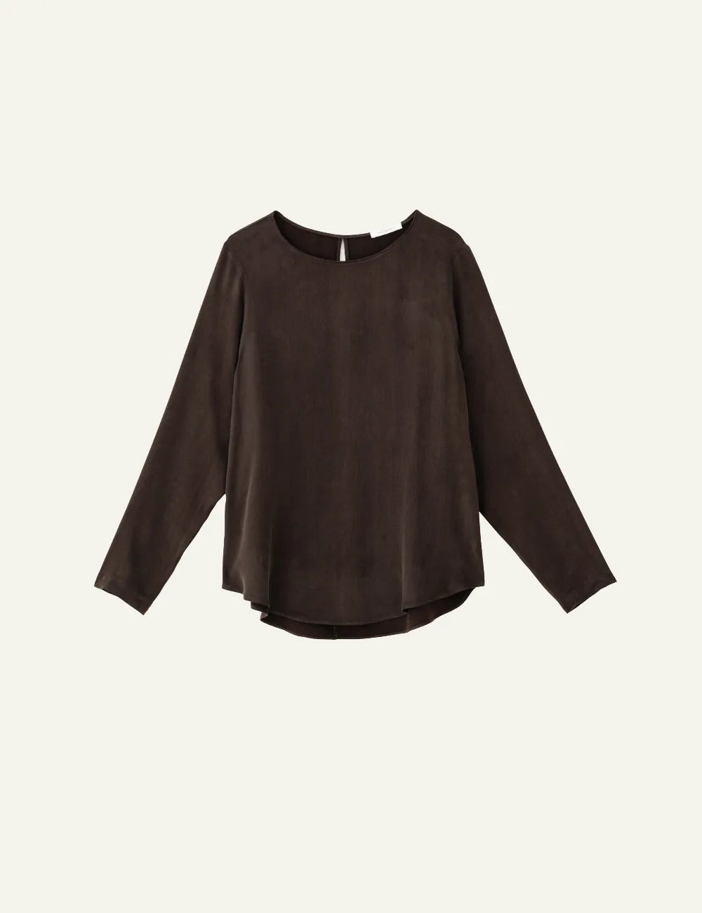 PHILOSOPHY LONG BLOUSE DARK BROWN