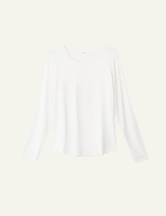 PHILOSOPHY ROUND NECK TOP WHITE