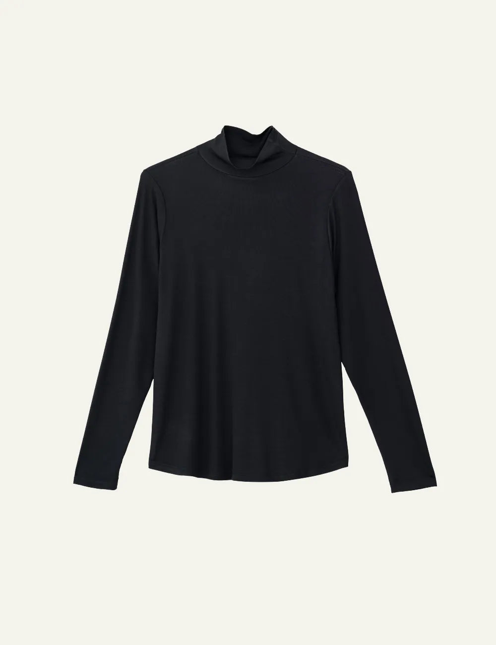 PHILOSOPHY TURTLENECK TOP BLACK