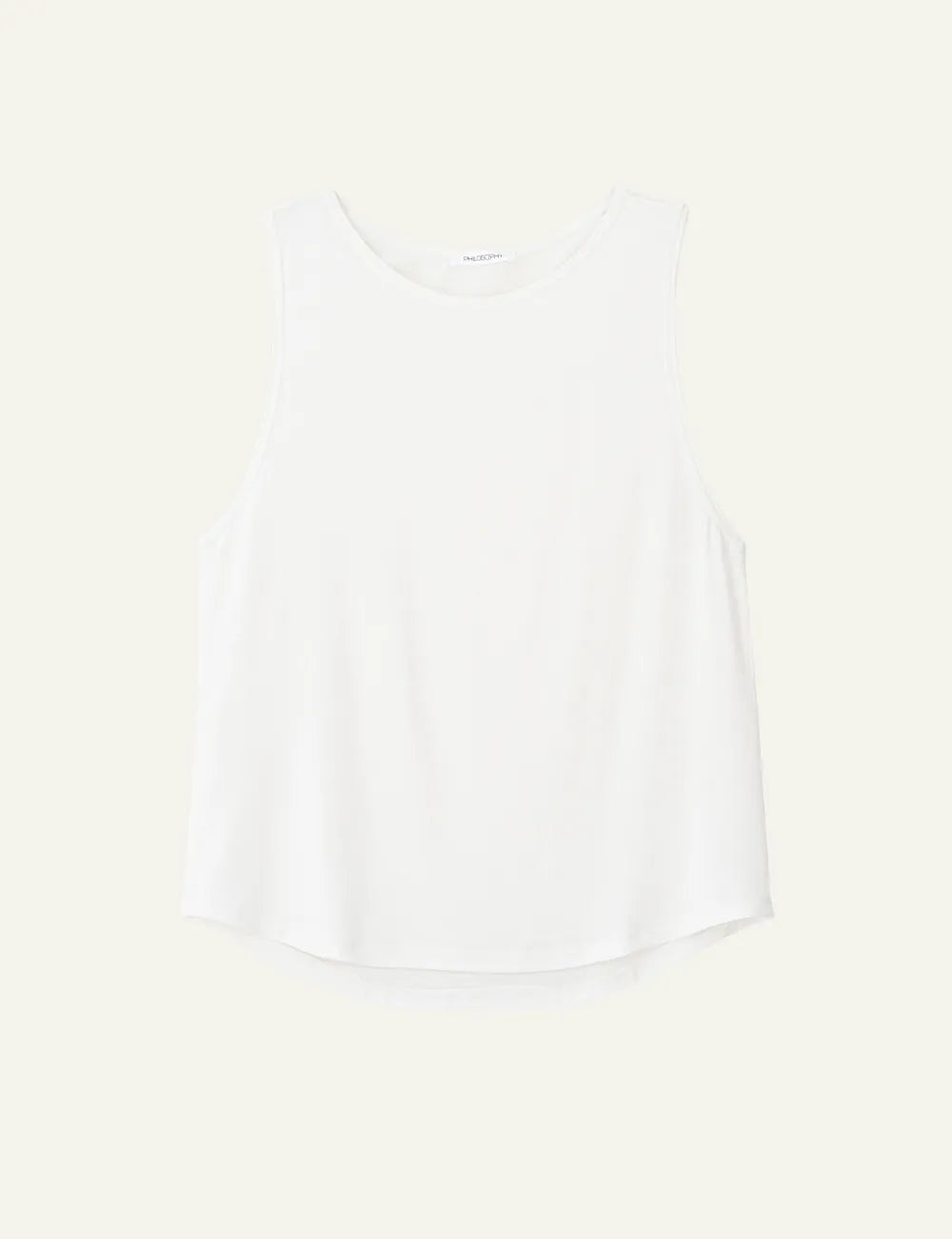 PHILOSOPHY CROPPED TOP OFF WHITE