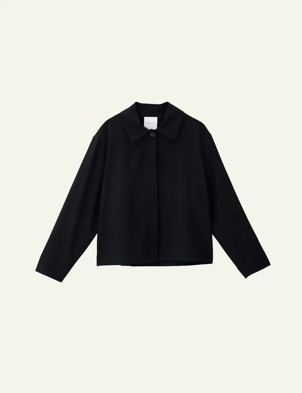 PHILOSOPHY CROPPED JACKET BLACK