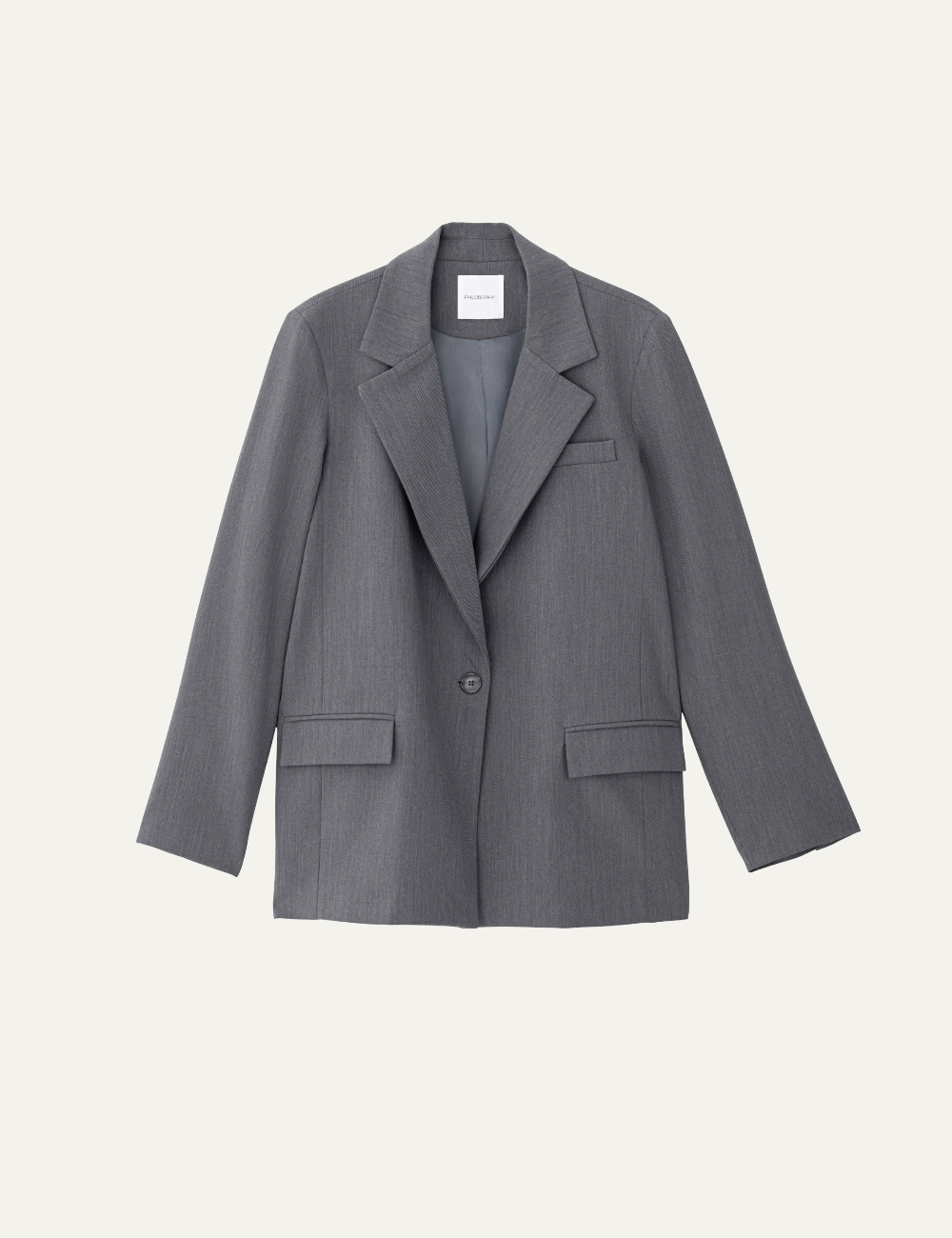 PHILOSOPHY BLAZER GREY MELANGE
