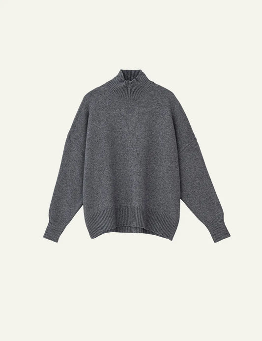 PHILOSOPHY TURTLENECK SWEATER ANTHRACITE MELANGE