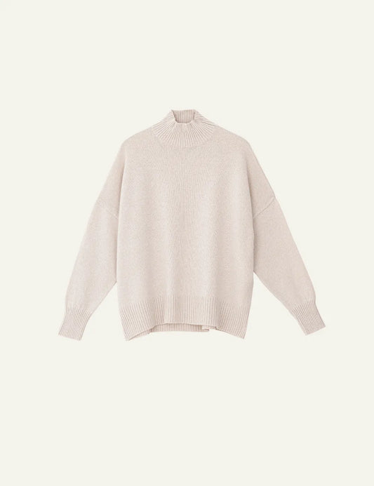 PHILOSOPHY TURTLENECK SWEATER BEIGE MELANGE