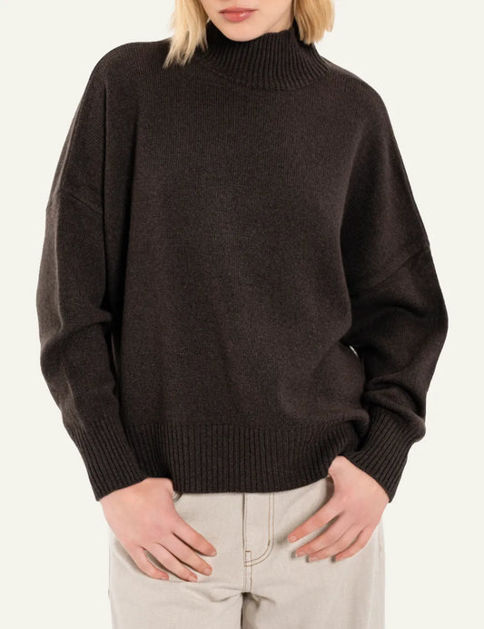 PHILOSOPHY TURTLENECK SWEATER BROWN