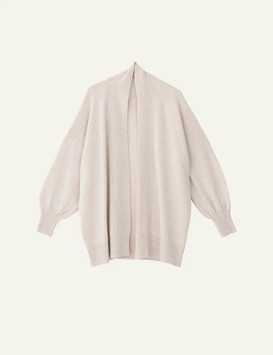 PHILOSOPHY CARDIGAN BEIGE MELANGE