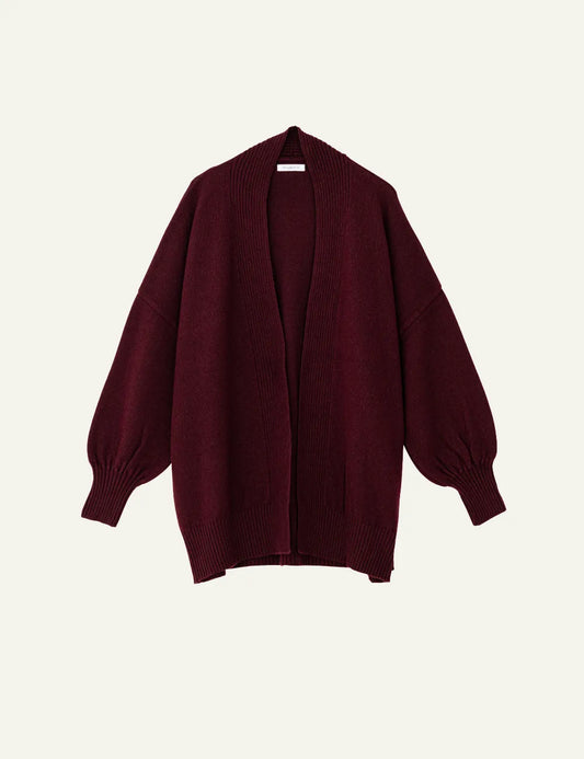 PHILOSOPHY CARDIGAN BORDEAUX
