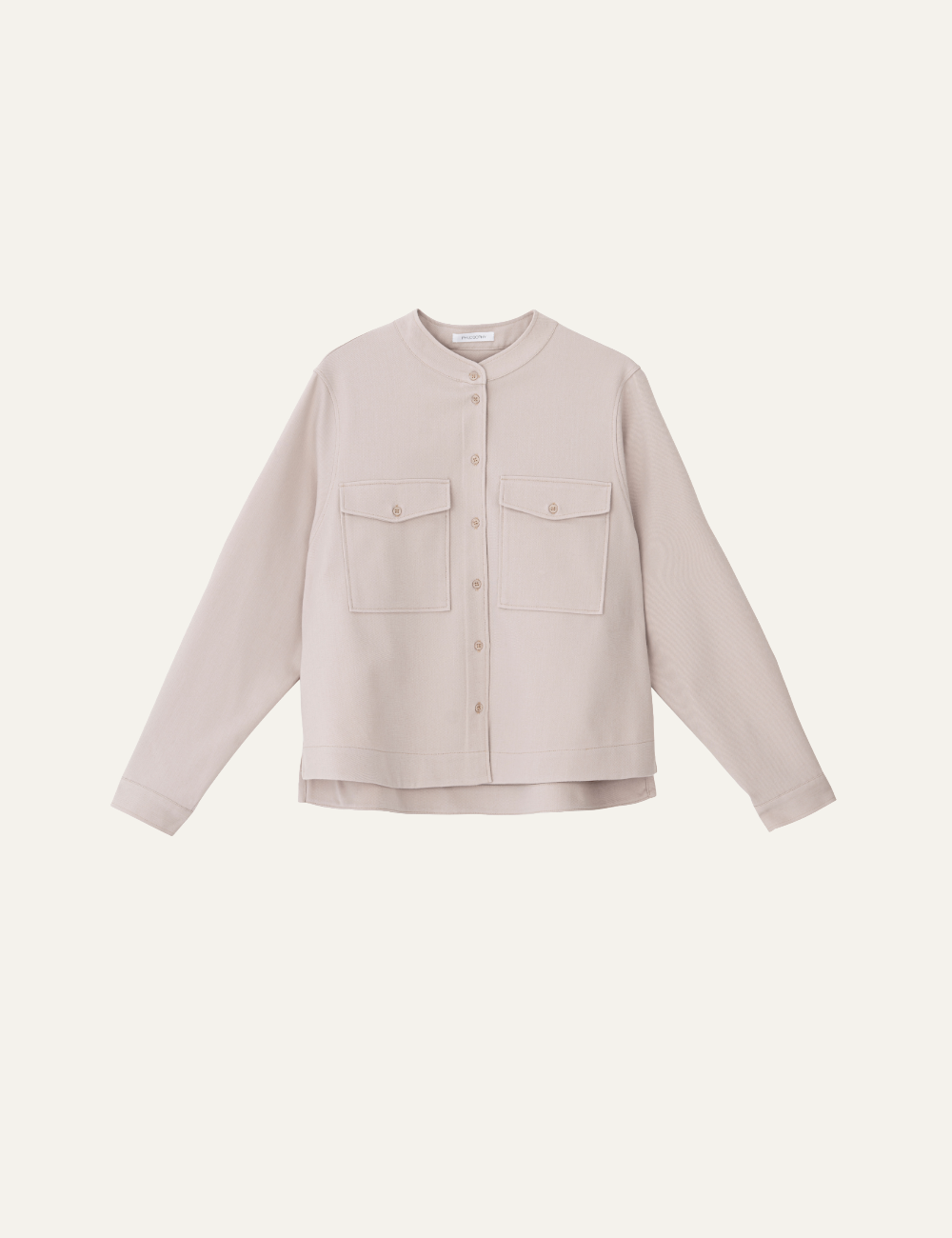 PHILOSOPHY CROPPED SHIRT CREAM