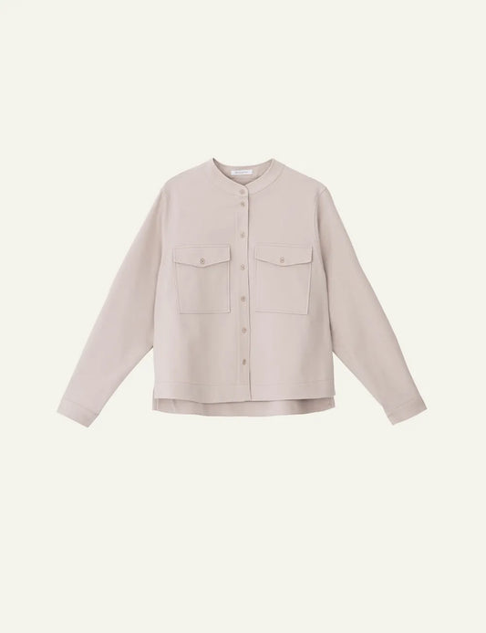 PHILOSOPHY CROPPED SHIRT CREAM
