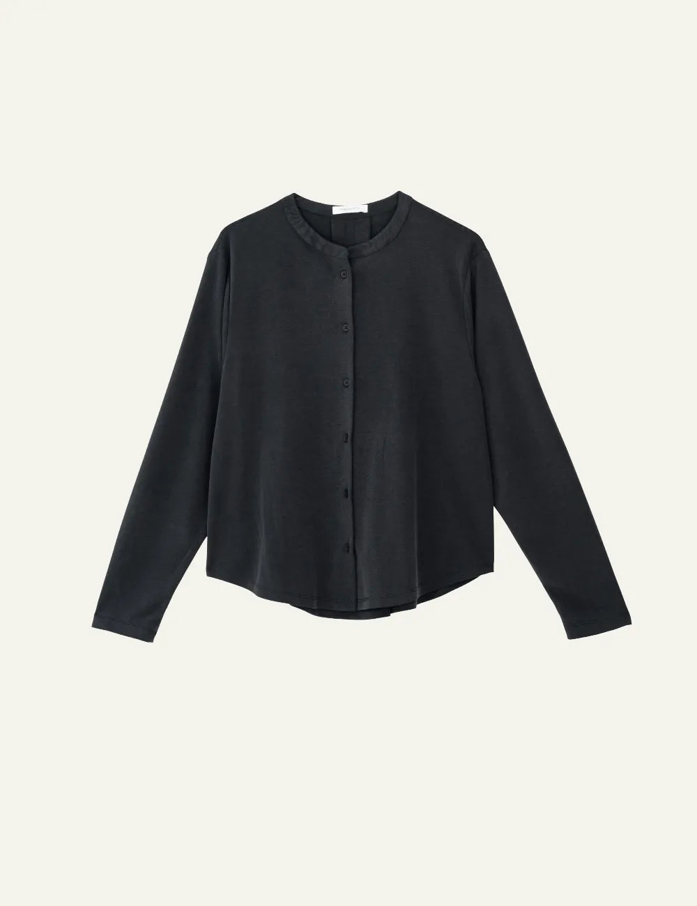 PHILOSOPHY CROPPED SHIRT OFF BLACK