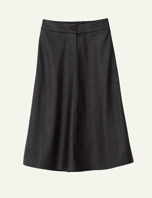 PHILOSOPHY MIDI SKIRT DARK BROWN