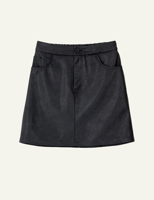 PHILOSOPHY MINI SKIRT BLACK