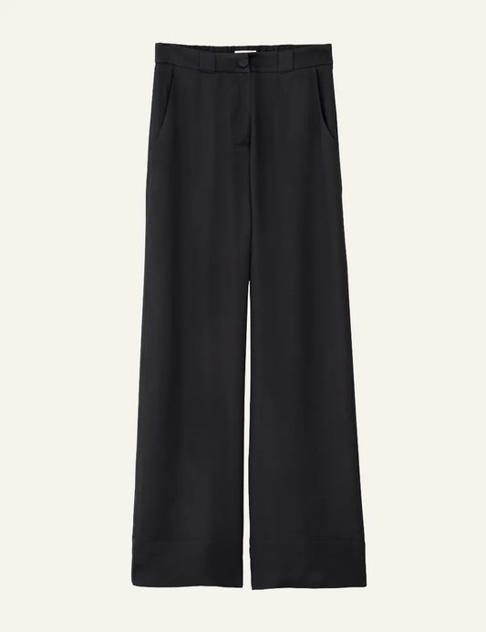 PHILOSOPHY WIDE LEG PANTS OFF BLACK