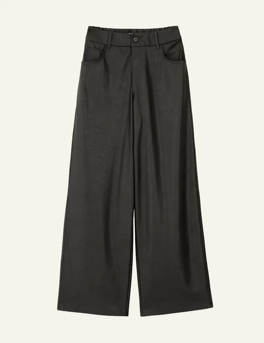 PHILOSOPHY WIDE LEG PANTS DARK KHAKI