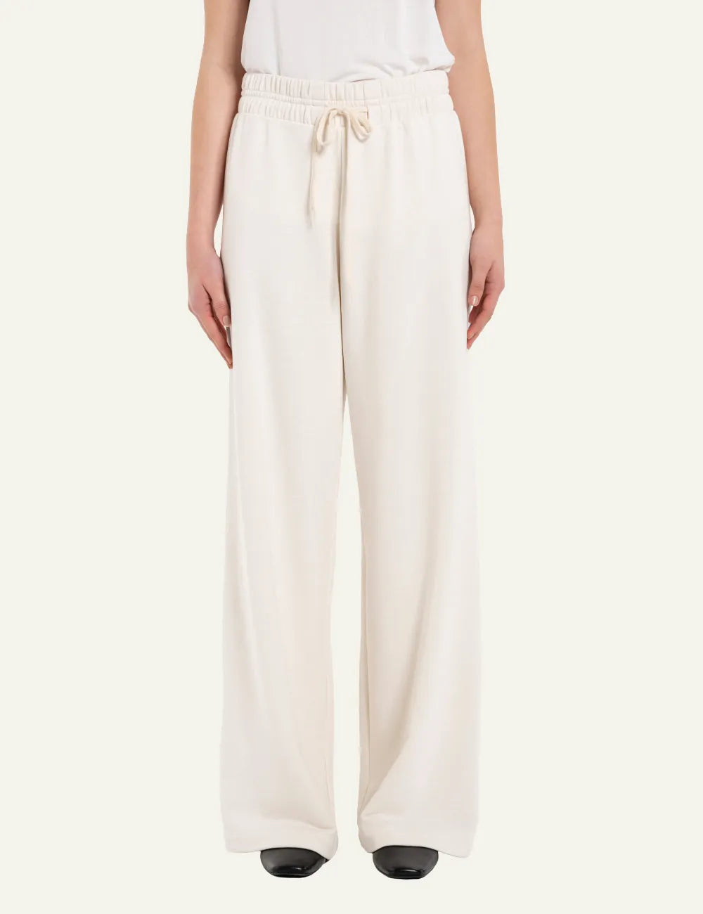 PHILOSOPHY WIDE LEG PANTS OFF WHITE