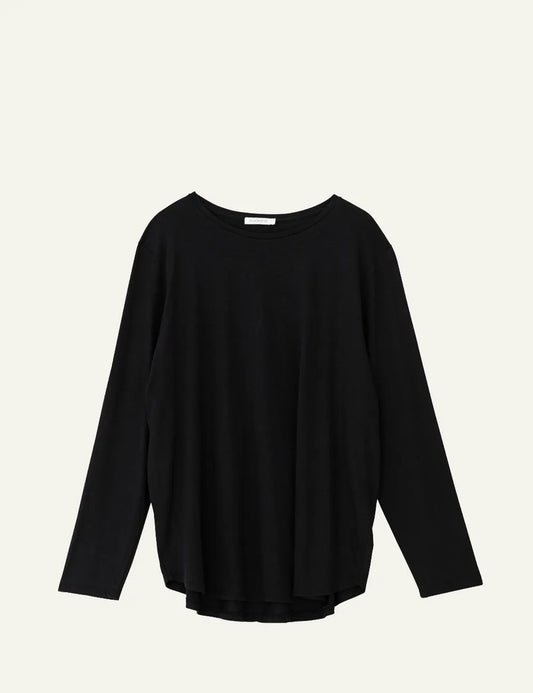 PHILOSOPHY OVERSIZED TOP BLACK