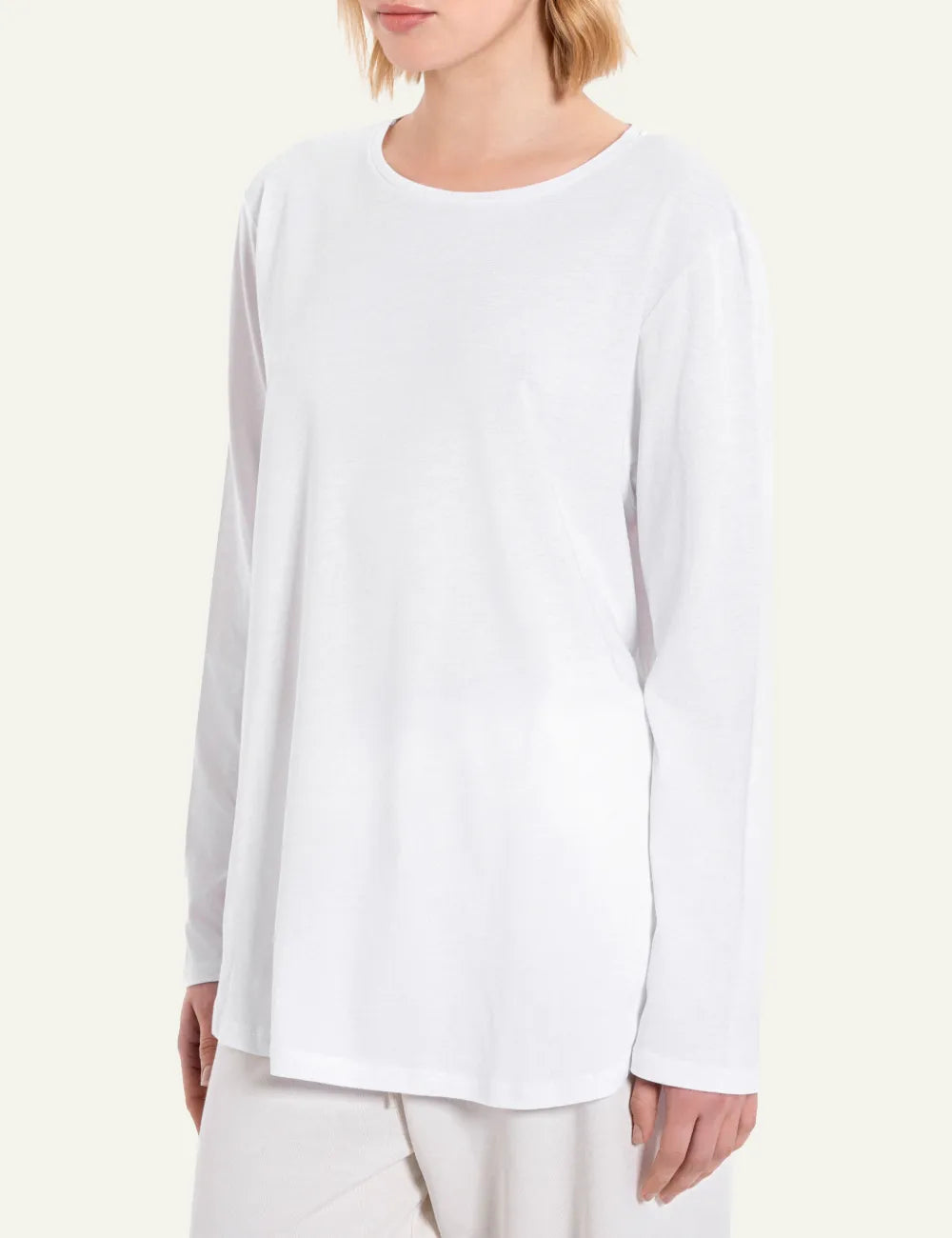 PHILOSOPHY OVERSIZED TOP WHITE