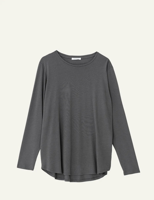 PHILOSOPHY OVERSIZED TOP GRAPHITE