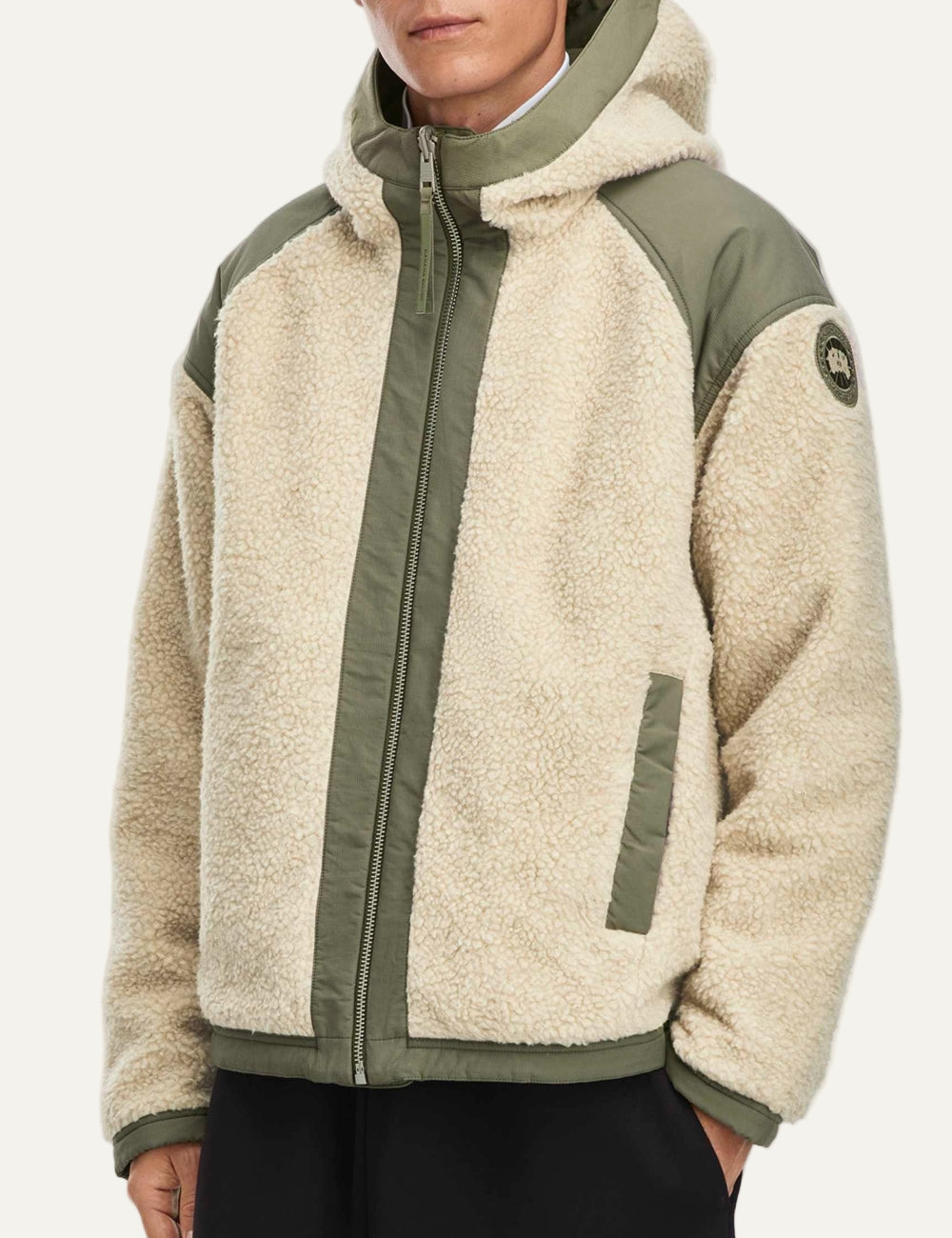 CANADA GOOSE ALBERNI REVERSIBLE FLEECE BOMBER
