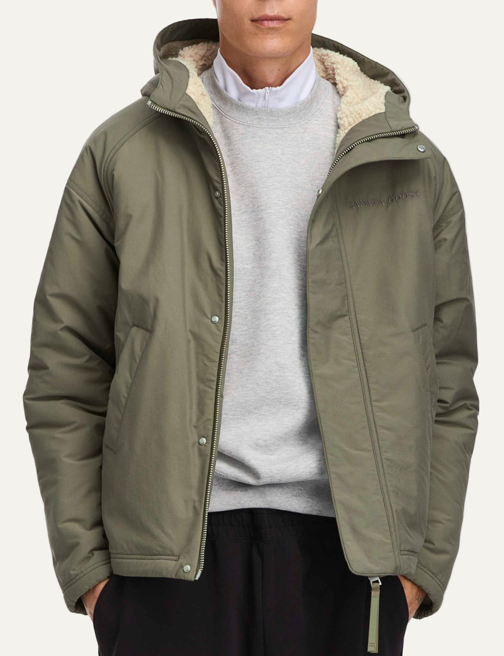 CANADA GOOSE ALBERNI REVERSIBLE FLEECE BOMBER