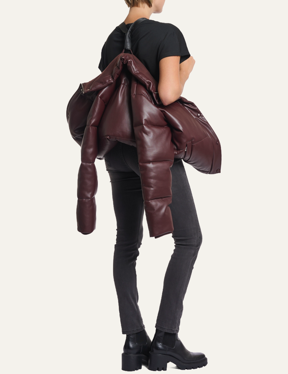 RINO PELLE  ISE JACKET CHOCOLATE BEAN