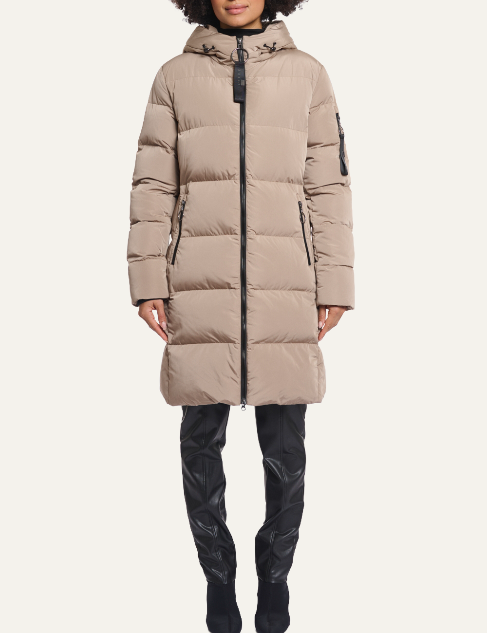 RINO PELLE JADE COAT TOFFEE