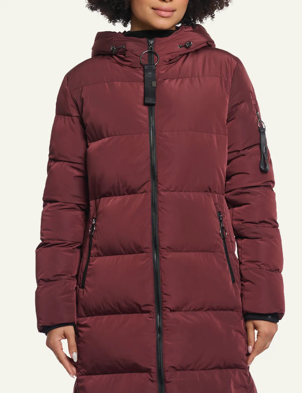 RINO PELLE JADE COAT CHOCOLATE BEAN