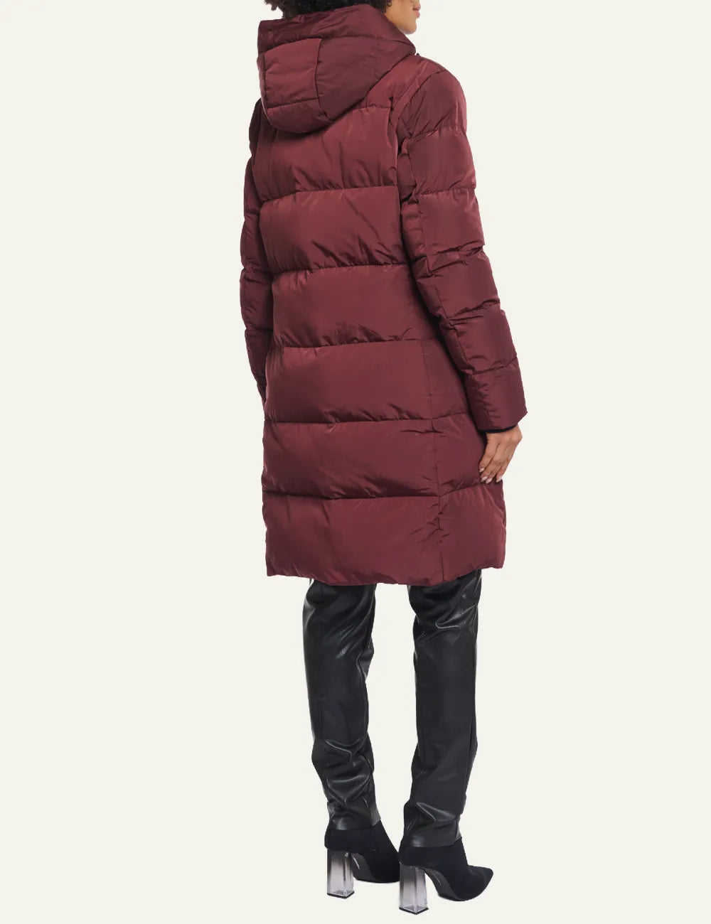 RINO PELLE JADE COAT CHOCOLATE BEAN