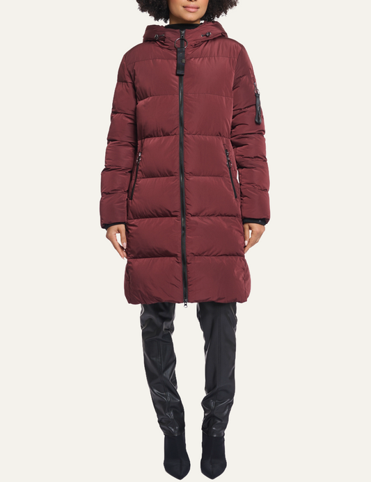 RINO PELLE JADE COAT CHOCOLATE BEAN