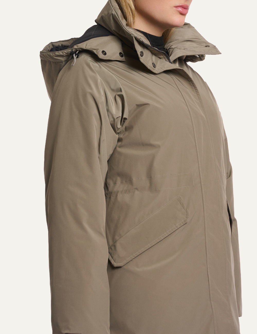 RINO PELLE BELLE COAT PEBBLE