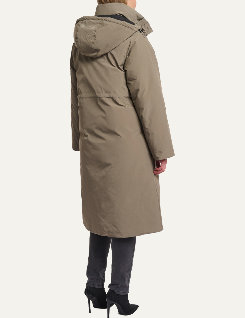 RINO PELLE BELLE COAT PEBBLE