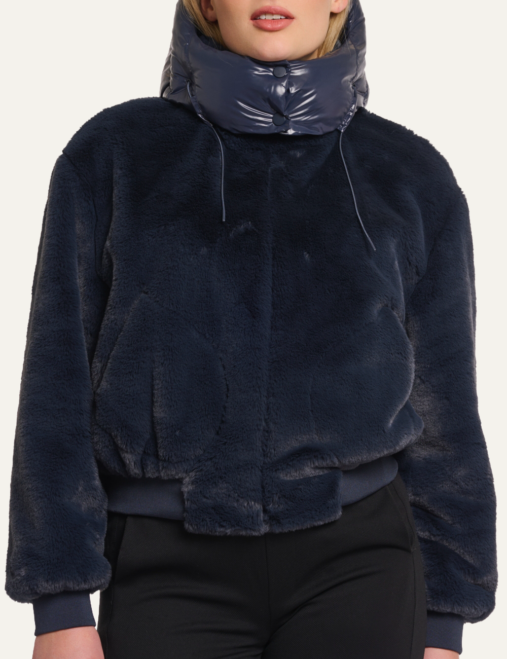 RINO PELLE  PIA JACKET NIGHT GREY