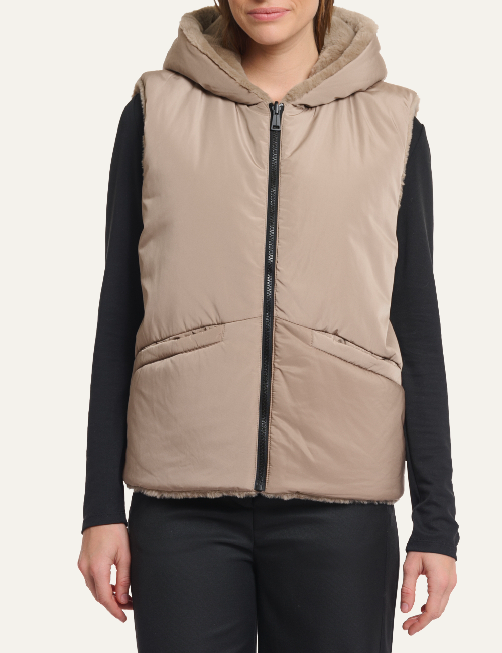 RINO PELLE HIDDO VEST TOFFEE