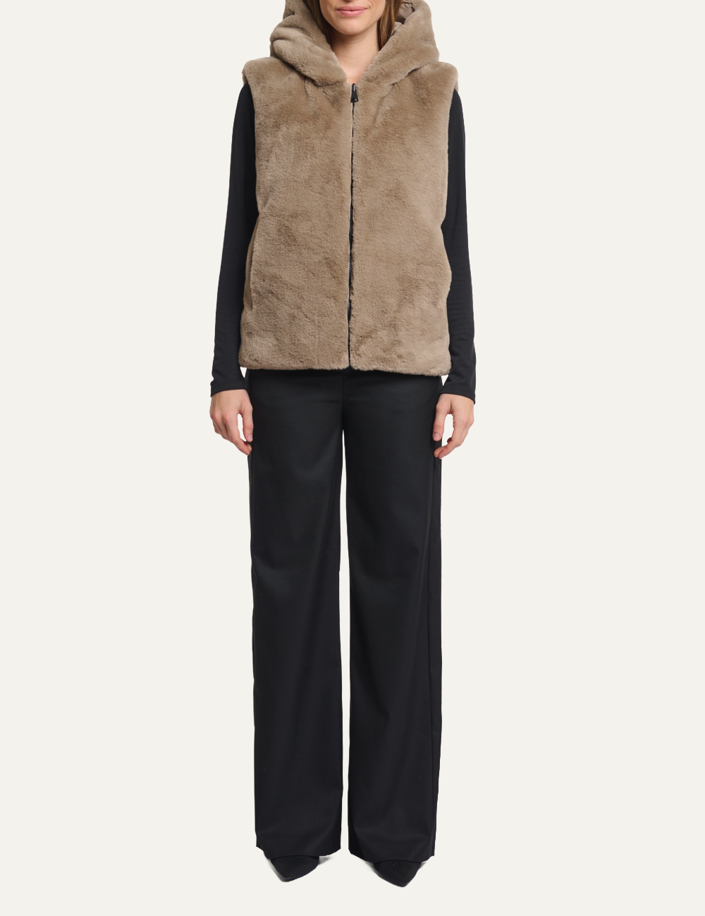 RINO PELLE HIDDO VEST TOFFEE