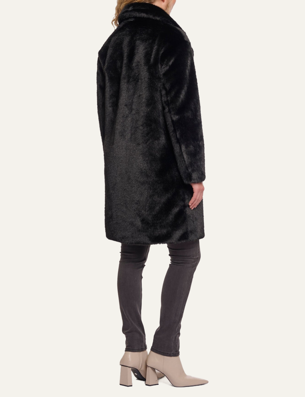 RINO PELLE GEESJE COAT BLACK