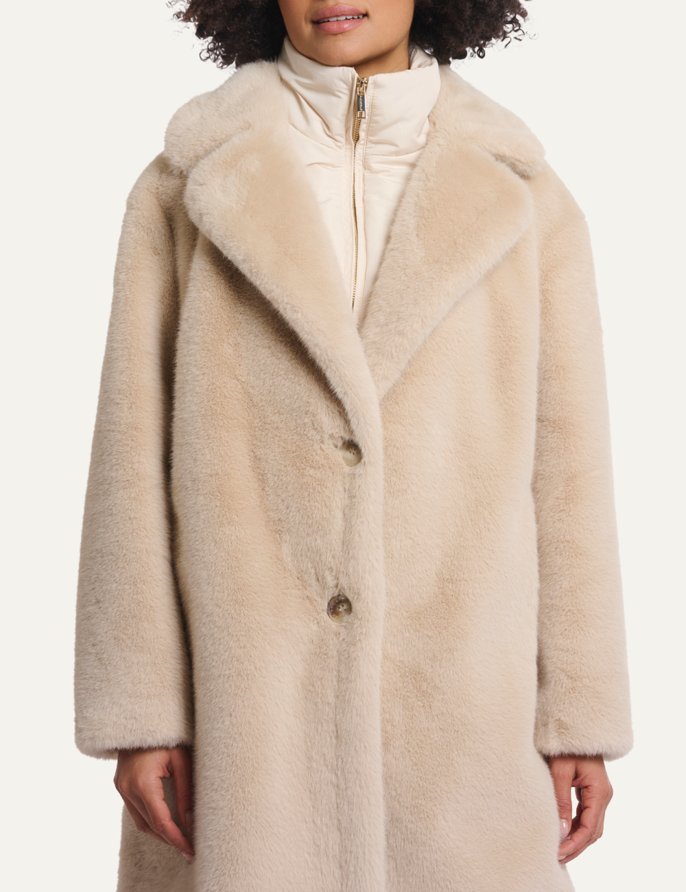 RINO PELLE GEESJE COAT LIGHT OAT
