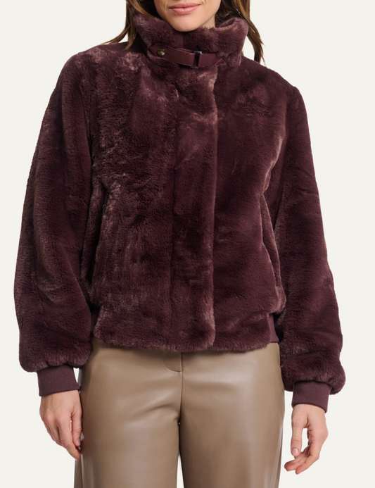 RINO PELLE JACKET AMBRA