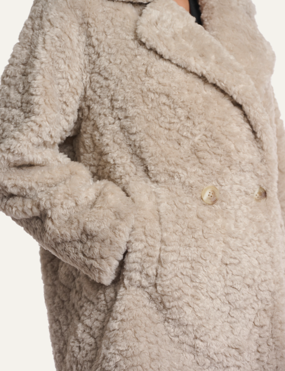 RINO PELLE LILI COAT BEIGE